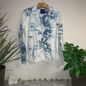 AEO Acid Style Denim Shirt